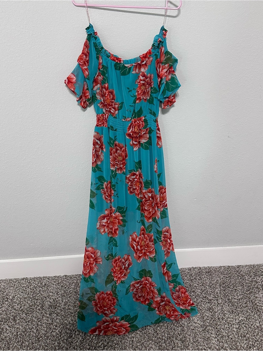 Flying Tomato woman’s Teal Maxi Dress